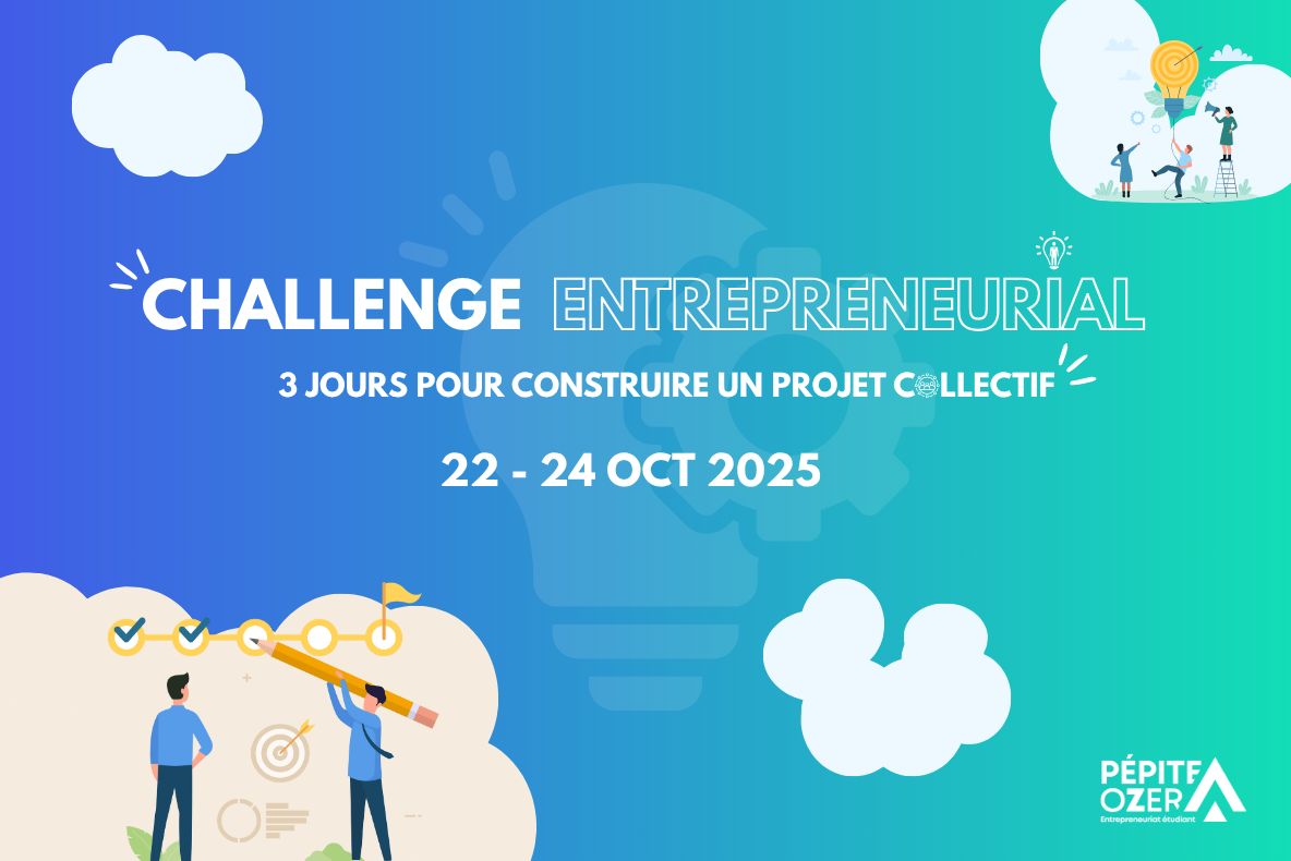 Challenge entrepreneurial, 3 jours pour construire un projet collectif